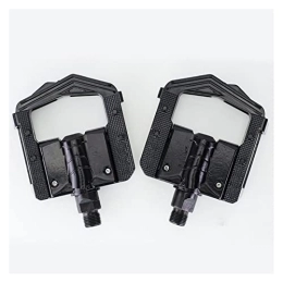 GENGGENG Mountain Bike Pedal GENGGENG YEJIANGHUA Fit For F265 F178 Folding Bicycle Pedals MTB Mountain Bike Padel Bearing AluminumAlloy / PP Road Bike Folded Pedal Bicycle Parts (Color : F265 black)