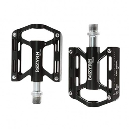 Ggoddess Spares Ggoddess Mountain Bike Pedals Platform Bicycle Flat Alloy Pedals, Aluminum Alloy Pedals Non-Slip Alloy Flat Pedals for Road Bike MTB Mountain Bike