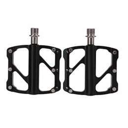 Beaswhca Spares Good Material 1 Pair Bike Flat Platform Pedals Mountain Road Bike Aluminum Alloy Super Light With 3 Bearings Replaceable