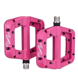 Hosuho Mountain Bike Pedal Hosuho 1 Pair Bicycle Pedals, Composite Nylon Fiber Mountain Bike Pedals, Flat Platform Bicycle Bike Parts Accessories