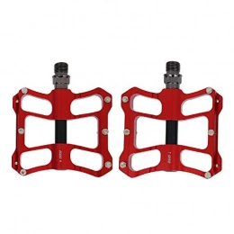 Jadeshay Spares Jadeshay Bike Pedals - 1 Pair Durable Mountain Bike Pedals - Aluminum Antiskid Bicycle Lightweight Pedals(Metallic)