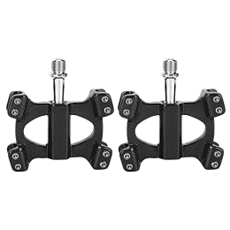 JINDI Spares JINDI Mountain Bike Pedal, Carbon Fiber Simple Design Pedal Super Lightweight for Road Folding Cycling Accessory(3K bright light)