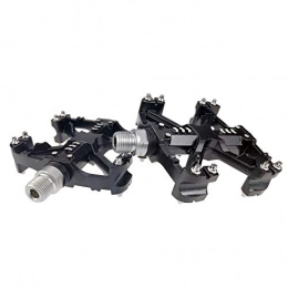 Joycaling Mountain Bike Pedal Joycaling Bike Pedal Mountain Bike Pedals 1 Pair Aluminum Alloy Antiskid Durable Bike Pedals Surface For Road BMX MTB Bike 4 Colors (SMS-B52) for MTB / BMX / Road Bike / Trekking (Color : Black)