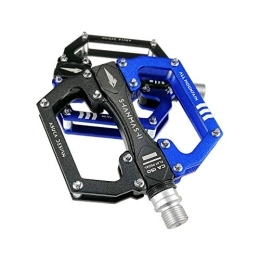 Joycaling Spares Joycaling Bike Pedal Mountain Bike Pedals 1 Pair Aluminum Alloy Antiskid Durable Bike Pedals Surface For Road BMX MTB Bike 4 Colors (SMS-CA150) for MTB / BMX / Road Bike / Trekking (Color : Blue)