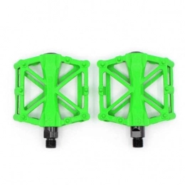 JTXQSI Spares JTXQSI Bicycle Pedal Mountain Bike Riding Aluminum Alloy Ultra-light Non-slip Pedal (Color : Green)