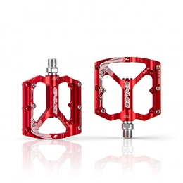 JTXQSI Spares JTXQSI Bicycle Pedals, Bicycle Pedals, Mountain Bikes, Ultra-light Ultra-shaft Sealed Bearing Pedals (Color : Red)