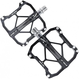 JZTOL Spares JZTOL 1Pair Aluminum Alloy Pedal With Bearing Mountain Bike Pedal Bike Replacement Part Outdoor Sports Props (Black)