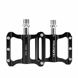 KaAfaL Spares KaAfaL Bike, 3 Sealed Bearings Mountain Bike, Super Anti-Skid Surface Screw Thread, Spindle Road Bike for MTB BMX Road Bikes Folding Bikes Etc pedal (Color : Schwarz)