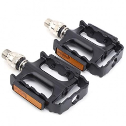 Keenso Spares Keenso 1Pair Bicycle Pedals, 9 / 16 inch, Platform Pedals, Self‑Locking Pedal, Cycling Pedals Sealed Bearing Axle for Mountain BMX Road Accessories Bicycles