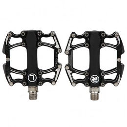 Keenso Spares Keenso Bicycle Pedals, Aluminium Alloy Bearing Anti‑Slip Mountain Bike Cycling Platform Flat Pedals