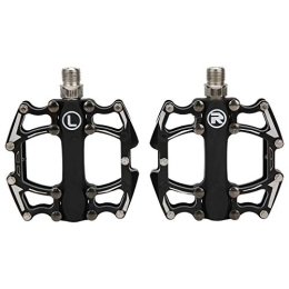 Keenso Spares Keenso Bike Pedal Replacement, 1 Pair Aluminium Alloy Mountain Bike Pedals Bicycle Pedals Non‑slip Bike Platform Flat Pedals Cycling Accessories Bicycles and Spare Parts