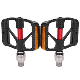 Keenso Spares Keenso Bike Pedals, 1Pair QR610 Aluminum Alloy Mountain Bike Pedals Selflocking Road Bike Pedals Cycling Equipmenta