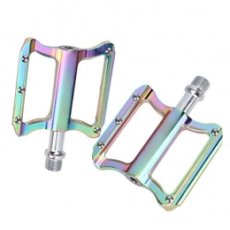 Keenso Spares Keenso Bike Pedals, Aluminum Alloy Mountain Bike Pedals Non‑slip Lightweight Mtb Pedals for Mountain / Road Bicycle