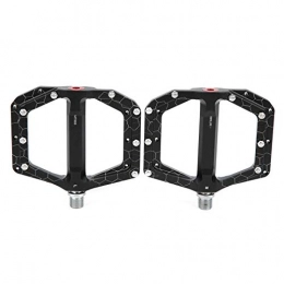 Keenso Spares Keenso Mountain Bike Pedals, 1 Pair Bicycle Aluminum Alloy Foot Bearing Pedal with Double‑sided Non‑slip Nails for Mountain / Road Bike Folding Bike