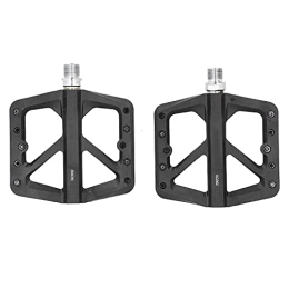 Keenso Spares Keenso Mountain Bike Pedals, Nylon Anti‑slip Bicycle Pedals MTB Road Bike Pedals Cycling Platform Foot Pedals Bicycles and Spare Parts