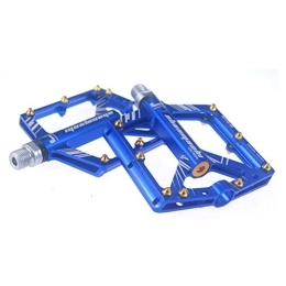 KELITE Spares KELITE Bike Pedals Bicycle Platform 4 Bearing Cycling Bicycle Road Bike Hybrid Pedals High-Strength Non-Slip For Mountain Bike Road Vehicles 1 Pair (Color : Blue)