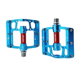 KELITE Spares KELITE Mountain Bike Pedals Aluminum Alloy Antiskid Durable Flat Platform for Mountain Bike Road Bicycle 9 / 16 Inch Bicycle Cycling 1 Pair (Color : D)