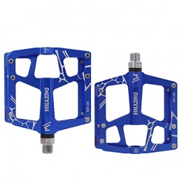 KP&CC Spares KP&CC Bicycle Cycling Bike Pedals 3 Bearing Surface Frosting Process Sealed Bearings Are Dust and Water Resistant Fits Most Bikes, Blue