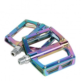 KP&CC Spares KP&CC Bicycle Cycling Bike Pedals New Aluminum Anti Skid Durable Flat Pedals Fits Most Bicycles for Men and Women