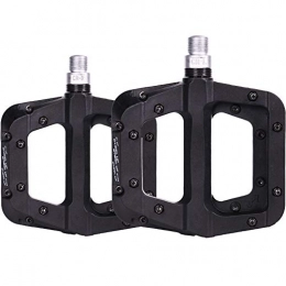 LAIABOR Mountain Bike Pedal LAIABOR Moutain Bike Padals, MTB Road Bike Bicycle Sealed Bearing Pedals Nylon Fiber for BMX, Mountain Bike, Hybrid Bike, Folding Bike, Track Bike, Unicycle, Black