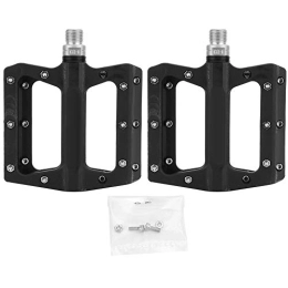 Leyeet Mountain Bike Pedal Leyeet 1 Pair Nylon Plastic Mountain Bike Pedal Lightweight Bearing Pedals for Bicycle(black)