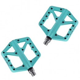 LiChaoWen Spares LiChaoWen Bicycle Platform Pedals Bike Nylon Cycling Bike Bicycle Pedals Pedals Durable Widen Area Bike MTB Bicycle Part (Color : Green, Size : 24x15x3cm)