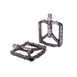 Lorenory Spares Lorenory Pedals bike Ultralight Bicycle Pedal All Mtb Mountain Bike Pedal L7U Material +DU Bearing Aluminum Pedals (Color : Light Grey)