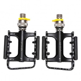 mcbeitrty Mountain Bike Pedal Mcbeitrty Bike Pedals, Ultralight Mountain Bike Pedals, Road Bike Pedals, Safety Reflective Pedals, Quick Release Pedals