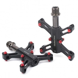 Mengen88 Mountain Bike Pedal Mengen88 Aluminum Cycling Bike Pedals, Lightweight Antiskid Durable Mountain Bike Pedals Road, for Road / Mountain / MTB / BMX Bike