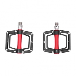 minifinker Mountain Bike Pedal minifinker Aluminum Alloy Pedals, Bicycle Pedals Aluminum Alloy Forged Body Double‑layer Metal Tube Composite Proces Chromium‑molybdenum Steel Shaft for Mountain Bike