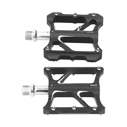 minifinker Mountain Bike Pedal minifinker Bicycle Platform Flat Pedals, Universal Threaded Port Bicycle Flat Pedals for Mountain Road Bike