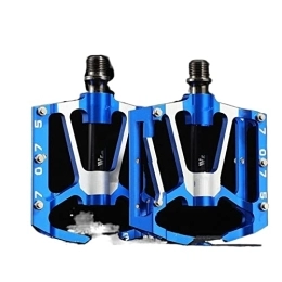 MOTOEC Mountain Bike Pedal MOTOEC For Bearing Bicycle Pedal Mountain Bike Anti-Slip Ultralight Sealed Bearing Anti-Corrosion Bicycle Pedal Aluminum Alloy Bike Pedal (Color : BJ003-Blue)