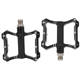 Weikeya Mountain Bike Pedal Mountain Bike Paddle, Bike Pedal Hollow Durable Black for Road Bike