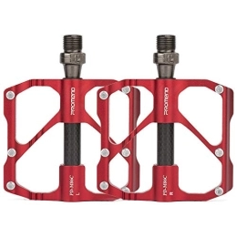 WESEEDOO Mountain Bike Pedal Mountain Bike Pedals Bike Peddles Bike Accesories Cycling Accessories Flat Pedals Road Bike Pedals Bmx Pedals Bike Accessories Bike Pedal 86c red, free size