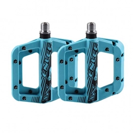 Mountain Bike Pedals, Nylon Fiber Sturdy Non-Slip Lightweight 9/16 IncIwinna Bicycle Platform Flat Pedals for Road Mountain BMX MTB Bike