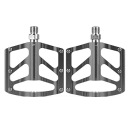 BEP Spares Mountain Bike Pedals, Super Light Non Slip Aluminum Pedal with 3 Peilin Bearing for Mountain Road Trekking Bike, Gray