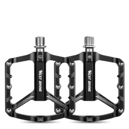 TS TAC-SKY Spares Mountain Bike Reflective 3 Bearing Pedals Lightweight Aluminum Alloy Non-Slip Road Bike Flat Pedals For MTB BMX (Color : #1)