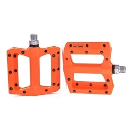 Samine Spares Mtb Road Bike Bicycle 9 / 16 Inch Sealed Bearing Pedals Nylon Fiber Polyamide Orange