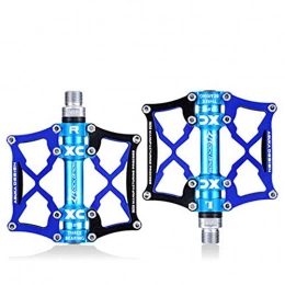 MW Mountain Bike Pedal MW Mountain Bike Pedals - Bicycle Pedals - Aluminium Alloy Cycling Sealed - Road Bike Pedals, Fit Most Adult Bikes, 1 Pair, blue