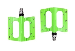 NMNMNM Mountain Bike Pedal NMNMNM bicycle pedal New Bike Pedals 9 / 16 Inch Ultralight Seal Aluminum Alloy Pedal Bearings Non Slip For Mountain Road Cycling Accessories non-slip bicycle pedal (Color : Red) (Green)