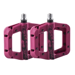 Ocobudbxw Mountain Bike Pedal Ocobudbxw Bicycle Pedal Nylon Fiber Wide Bearing Pedal Flat Platform Pedals MTB Bike Pedal