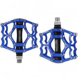 OhLt-j Spares OhLt-j Bicycle Pedals Ultralight Aluminum Cycling 3 Sealed Bearing Pedal CNC Machined MTB Mountain Bike Accessorie Size:101 * 97mm (Color : Blue)