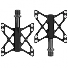 Okuyonic Spares Okuyonic Pedals Bicycle Replacement Tool durable Aluminium Alloy Mountain Road Bike Lightweight Pedals High robustness for School Sports for trail riding(black)