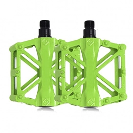 Aouoihnb Mountain Bike Pedal Pair All Aluminum Bike Pedals Durable And Durable Suitable For Mountain Road Bike Cycling (Color : Green)