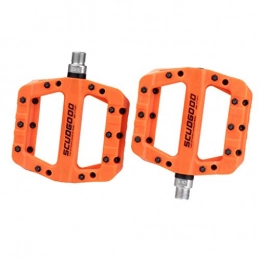 perfeclan Spares Perfeclan Universal Mountain Bike Pedals 9 / 16 Cycling Sealed Bearing Bicycle Pedals Flat Platform Pedals - Orange