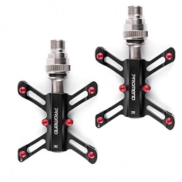 PROMEND Spares PROMEND Bike Pedals Mountain Bike Short Handlebar Pedals Road Bike Pedals MTB Pedals Platform Pedals Trekking Pedals Aluminum wheel aluminum axle for Universal BMX Mountain Bike Road Bike Trekking