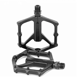 QiHaoHeji Mountain Bike Pedal QiHaoHeji Bicycle Pedals Bicycle Pedal Peadl Mountain Bike Pedals 3 Bearing Road Bike Pedals (Color : Black, Size : 12.3x10x1.8cm)