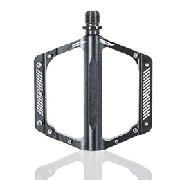 QinWenYan Spares QinWenYan Bike Pedals Bicycle Pedals Platform Lightweight Fiber Road Cycling Mountain Bike Pedals for Cycling (Color : Black, Size : 120x105x15mm)