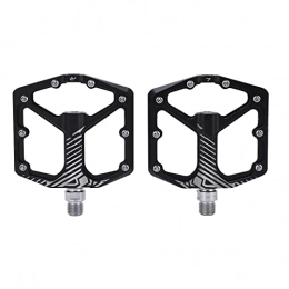 RiToEasysports Mountain Bike Pedal RiToEasysports Bicycle Pedal Ultralight Aluminum Alloy Bike Pedal Bicycle Bearing Platform Pedals Replacement for Mountain Bike Road Bike(black)