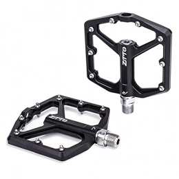 Sanfiyya Spares Sanfiyya bicycle pedal non-slip aluminum alloy mountain bike pedal ultra light bearing bicycle pedal black